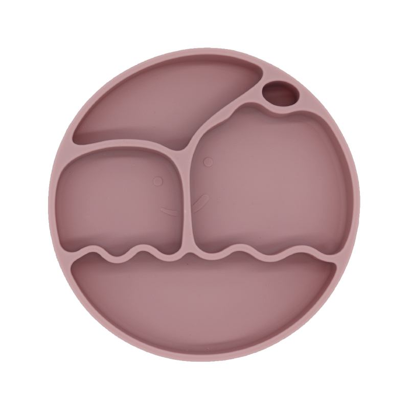 丁香紫嬰兒餐盤餐具