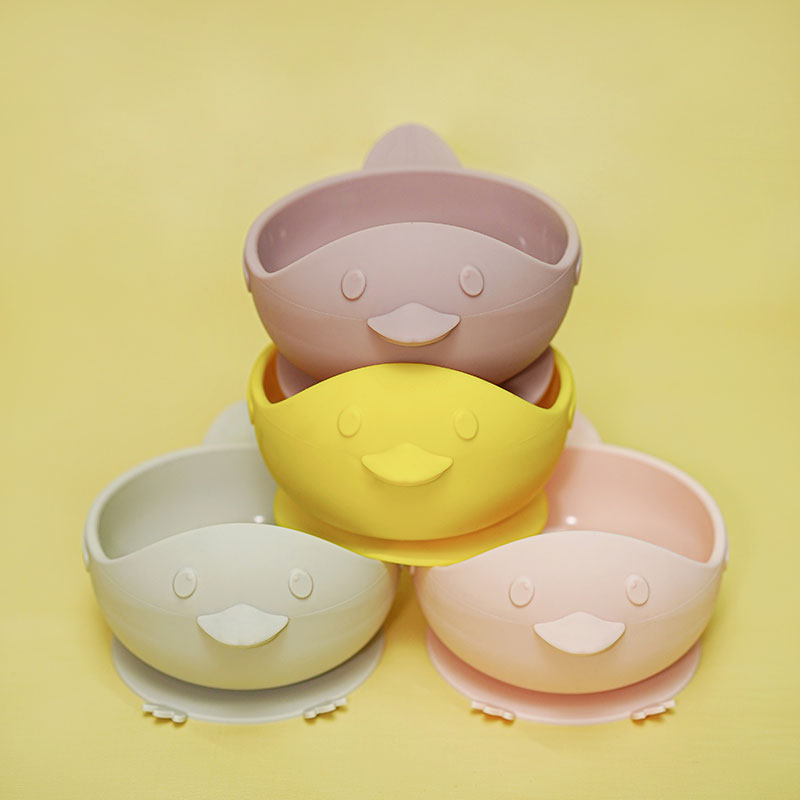 小黃鴨硅膠碗